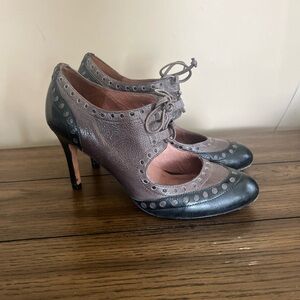 Corso Como leather Oxford style heels